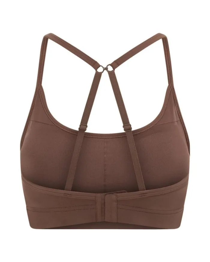 Women LORNA JANE Sports Bras Sammy Sports Bra Chocolate