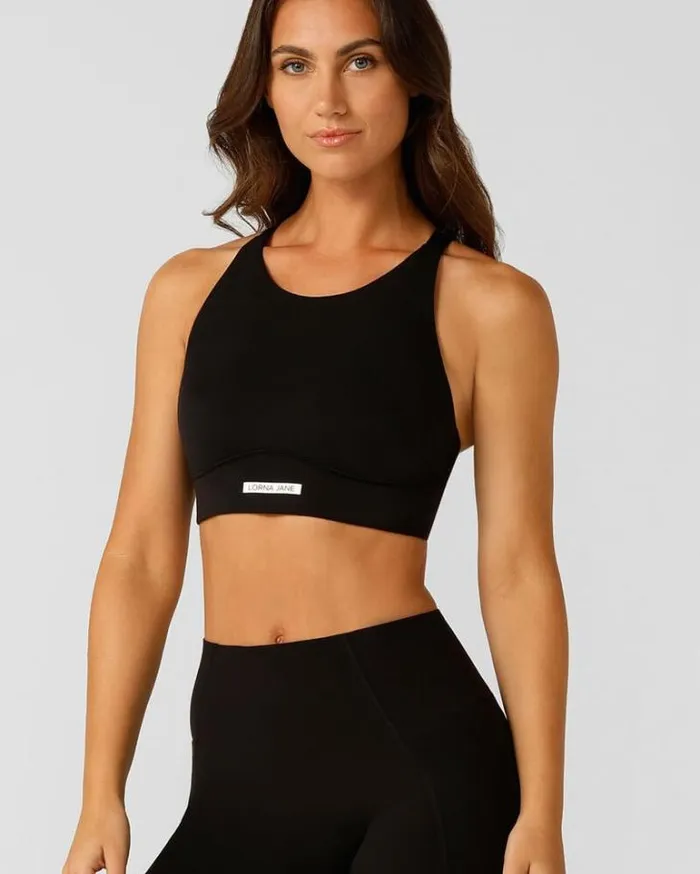 Women LORNA JANE Sports Bras Sculpt And Support Sports Bra Black