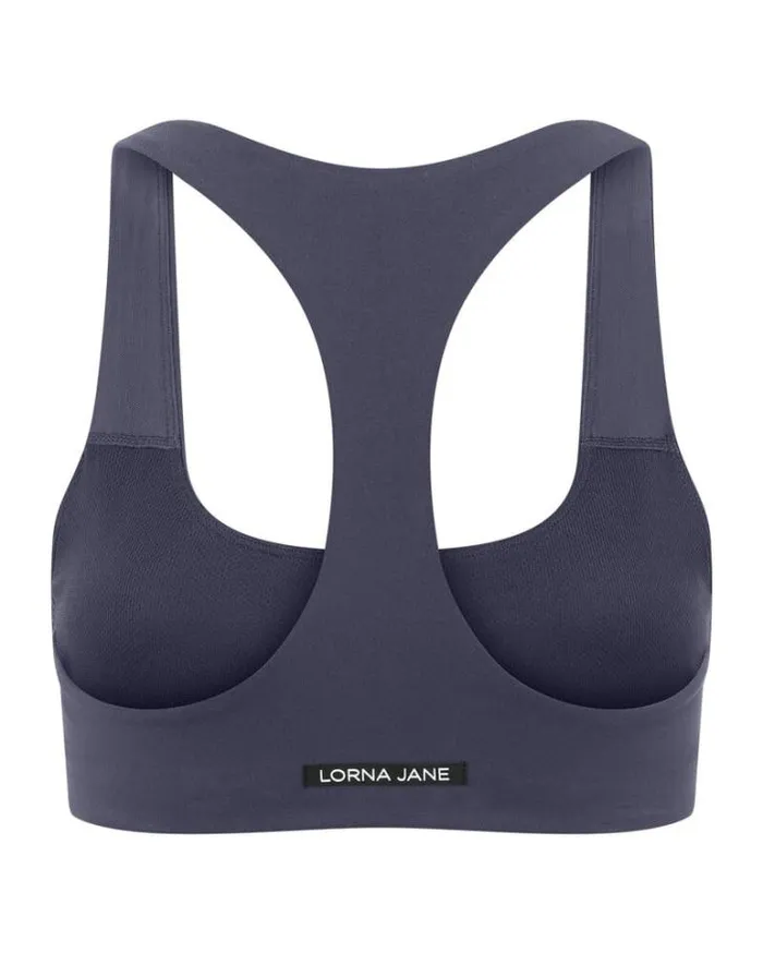 Women LORNA JANE Sports Bras Sleek Comfort All Day Sports Bra Ash Blue
