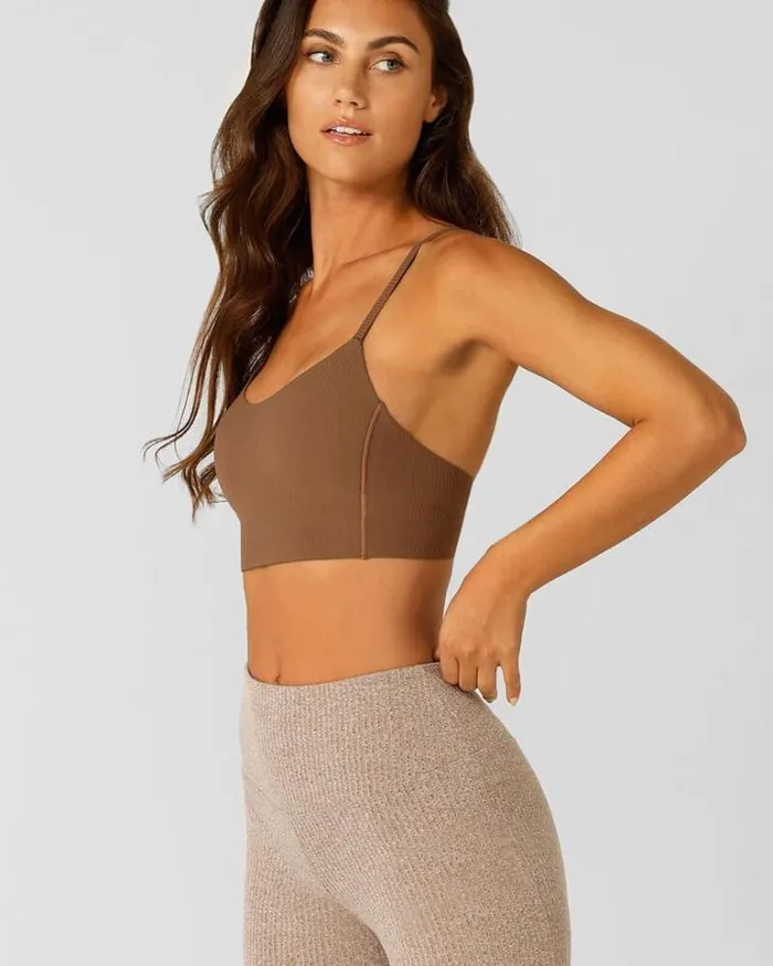 Women LORNA JANE Sports Bras Supreme Comfort Longline Sports Bra Dark Cedar