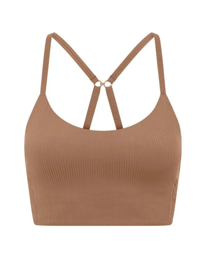 Women LORNA JANE Sports Bras Supreme Comfort Longline Sports Bra Dark Cedar