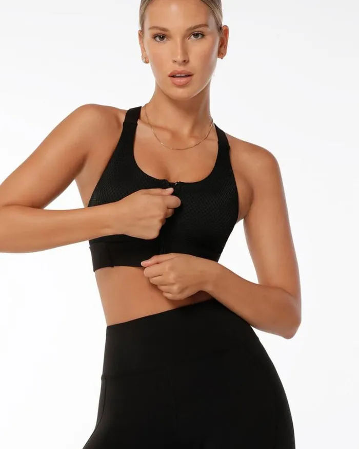 Women LORNA JANE Sports Bras THE ONE Sports Bra Black