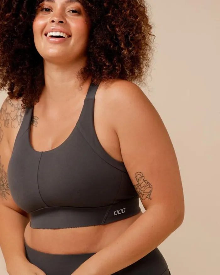 Women LORNA JANE Sports Bras The Perfect Sports Bra Titanium