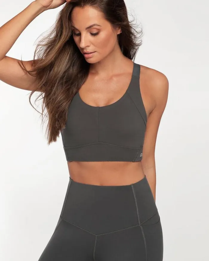 Women LORNA JANE Sports Bras The Perfect Sports Bra Titanium