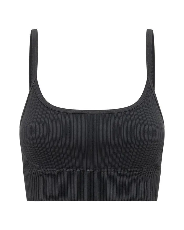 Women LORNA JANE Swimwear Seamless Swim Longline Sports Bra Black