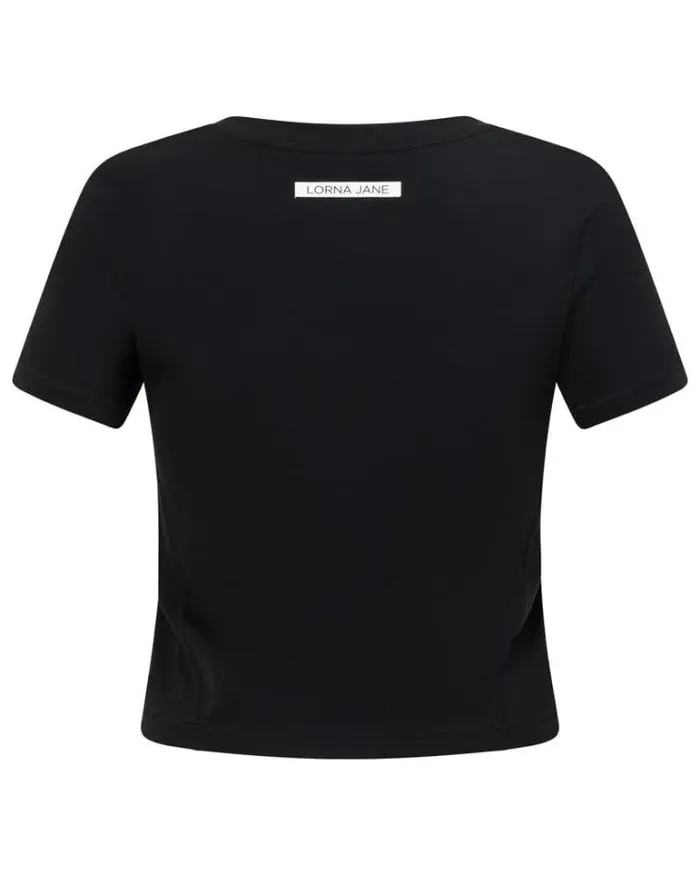Women LORNA JANE Swimwear Sprint To Swim T Shirt Black