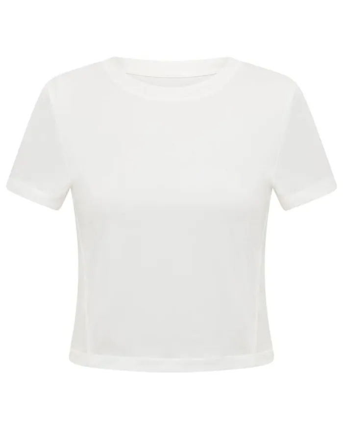 Women LORNA JANE Swimwear Sprint To Swim T Shirt Porcelain