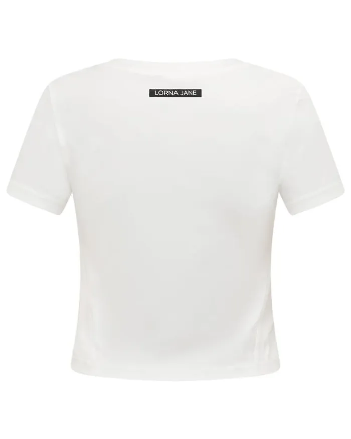 Women LORNA JANE Swimwear Sprint To Swim T Shirt Porcelain