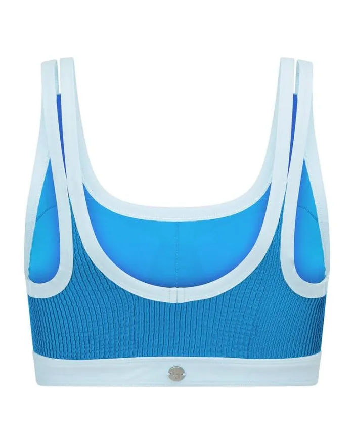 Women LORNA JANE Swimwear Summer Hype Swim Bra Cornflower