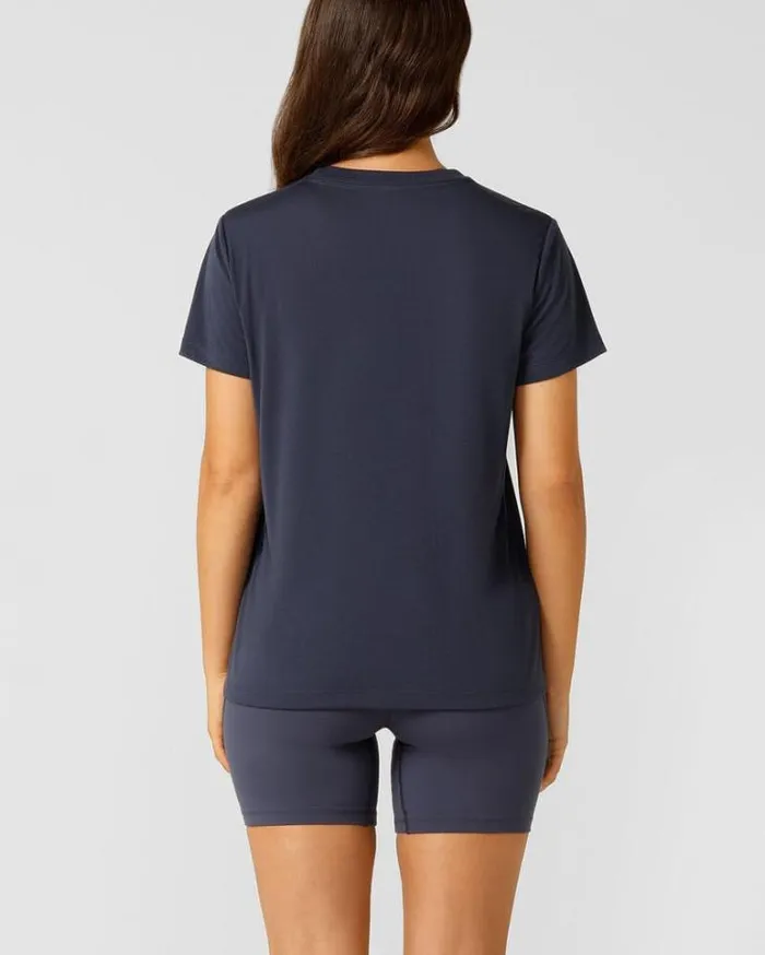 Women LORNA JANE Tanks Lotus TShirt Ash Blue
