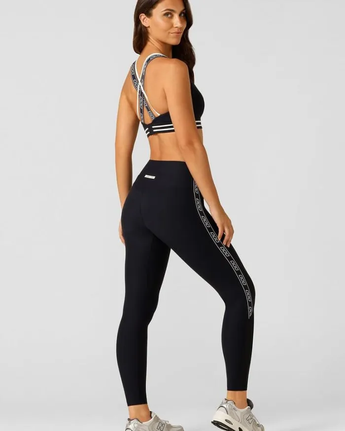 Women LORNA JANE Tights And Leggings Day Break Excel Ankle Biter Leggings Midnight Blue