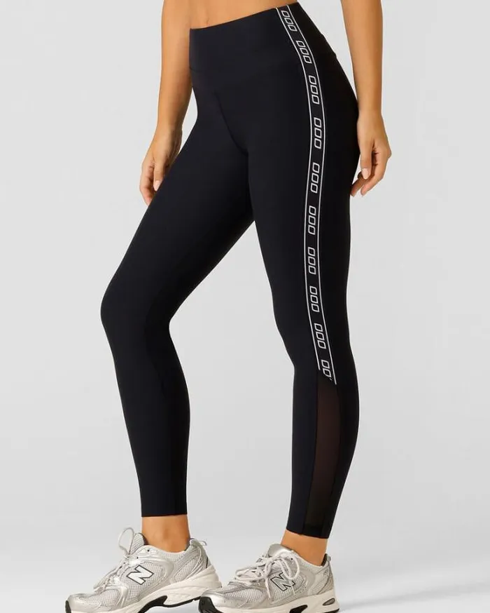 Women LORNA JANE Tights And Leggings Day Break Excel Ankle Biter Leggings Midnight Blue