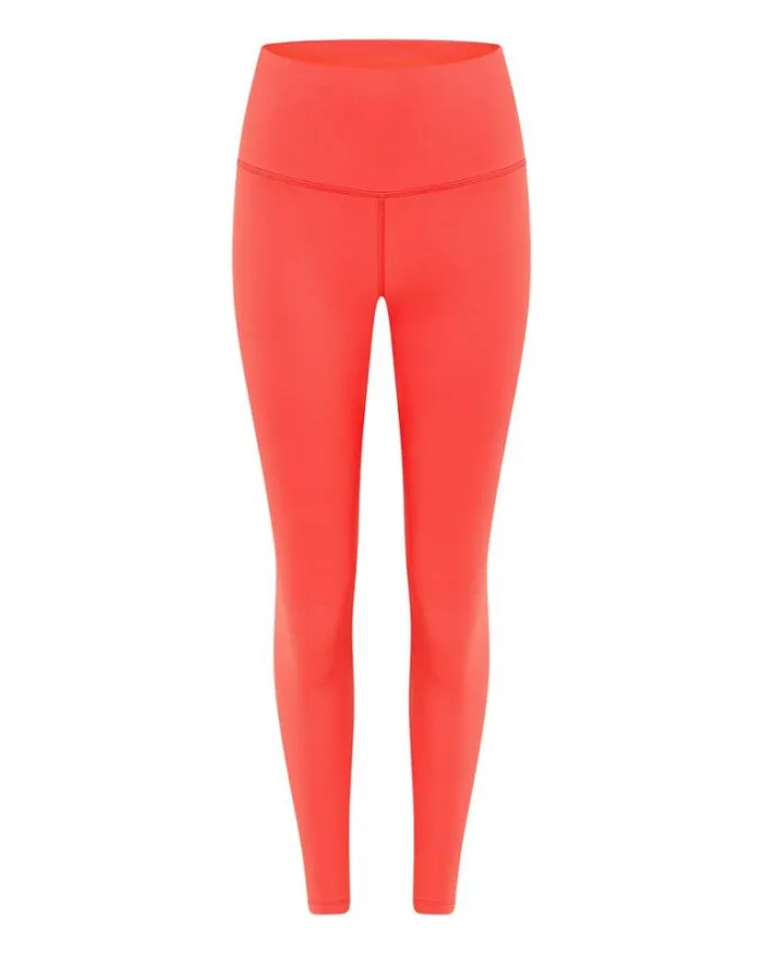 Women LORNA JANE Tights And Leggings HiFold Lotus Ankle Biter Leggings Strawberry