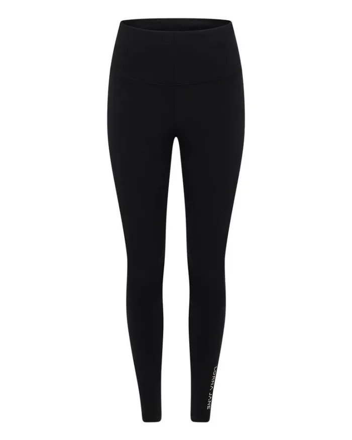 Women LORNA JANE Tights And Leggings Lotus Ankle Biter Leggings Black