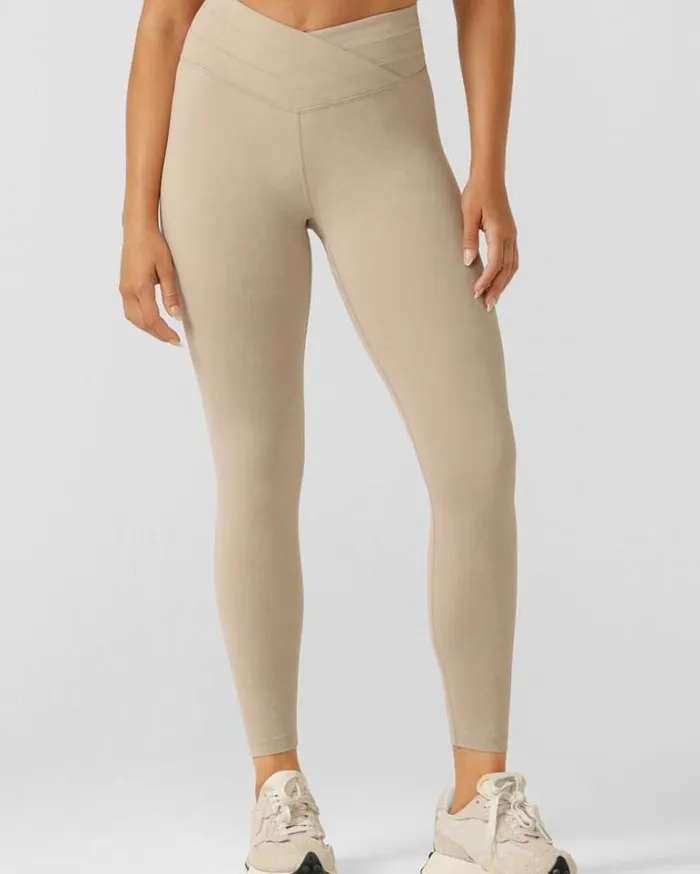Women LORNA JANE Tights And Leggings Meditate Ankle Biter Leggings Off White Cloud Women LORNA JANE Tights And Leggings Meditate Ankle Biter Leggings Off White Cloud