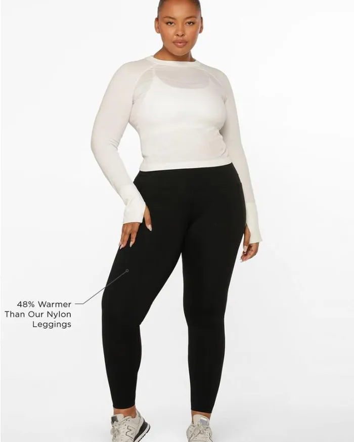 Women LORNA JANE Tights And Leggings Ultra Amy Thermal Tech Full Length Leggings Black Women LORNA JANE Tights And Leggings Ultra Amy Thermal Tech Full Length Leggings Black
