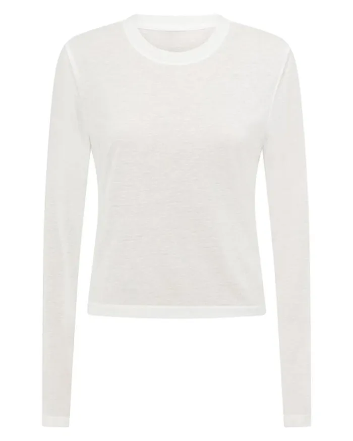 Women LORNA JANE Tops Cut Above The Rest Long Sleeve Top Porcelain