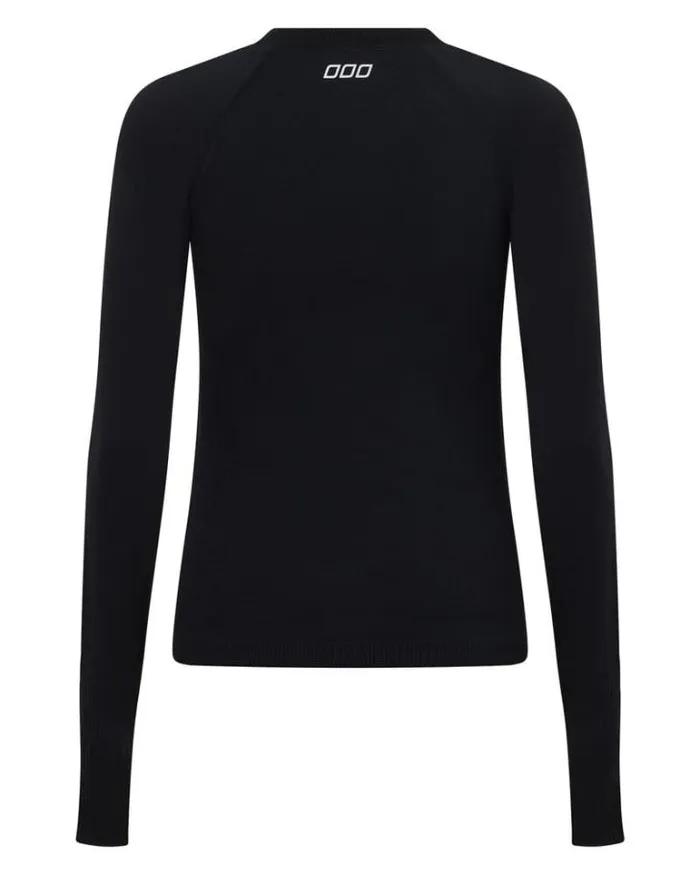 Women LORNA JANE Tops Dynamic Seamless Long Sleeve Top Black