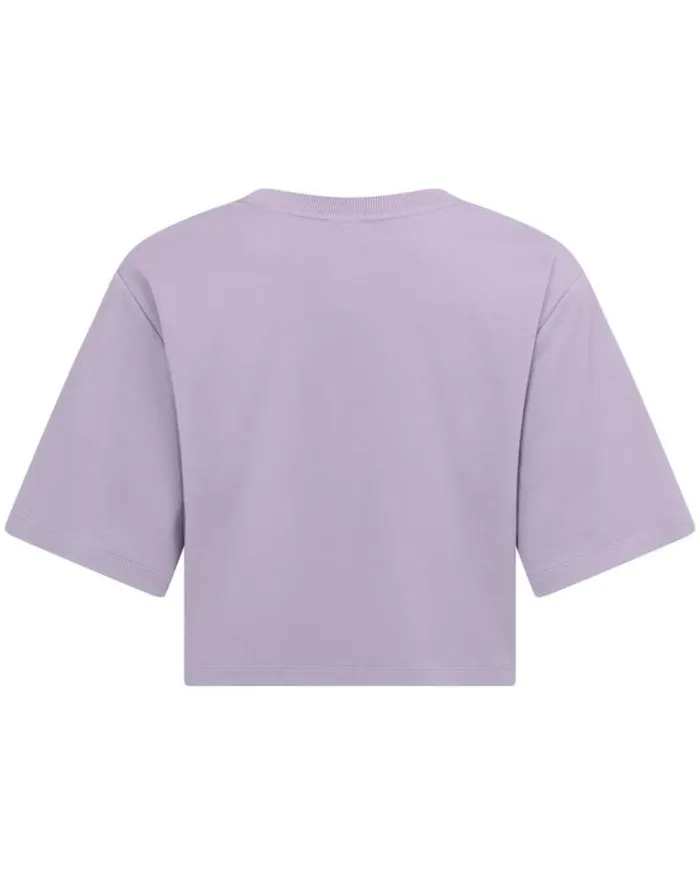 Women LORNA JANE Tops Essential Cropped Tee Lavender
