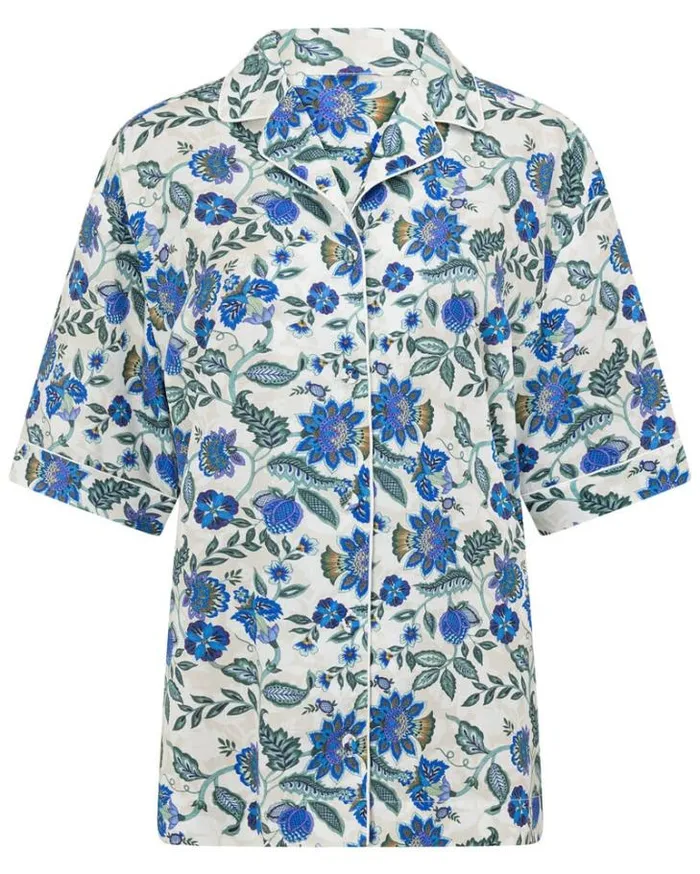 Women LORNA JANE Tops Happy Hour Shirt Native Garden Floral Print