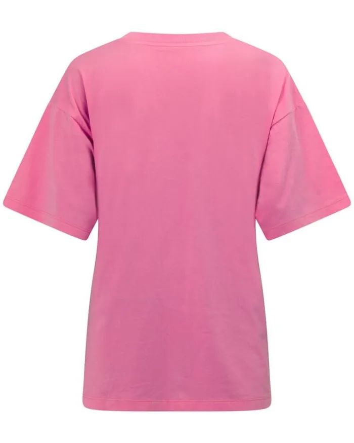 Women LORNA JANE Tops Icon Boyfriend Tee Milkshake