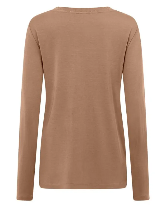 Women LORNA JANE Tops Lotus Long Sleeve Top Cedar