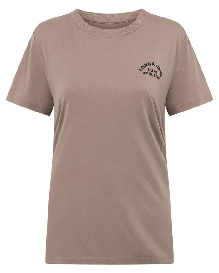 Women LORNA JANE Tops Lotus TShirt Bone