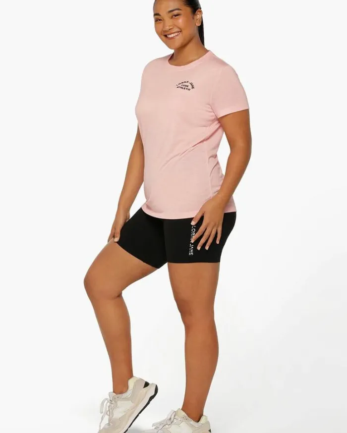 Women LORNA JANE Tops Lotus TShirt Peony