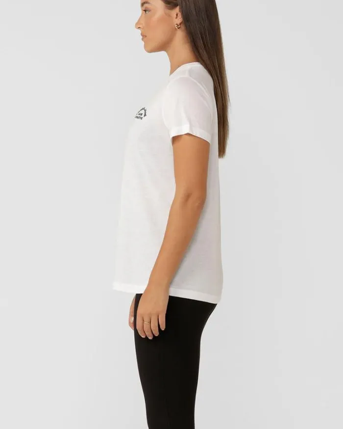 Women LORNA JANE Tops Lotus TShirt White