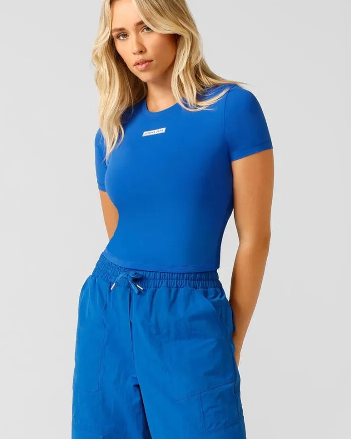 Women LORNA JANE Tops Ultimate Comfort AntiOdour Tee Cobalt Blue