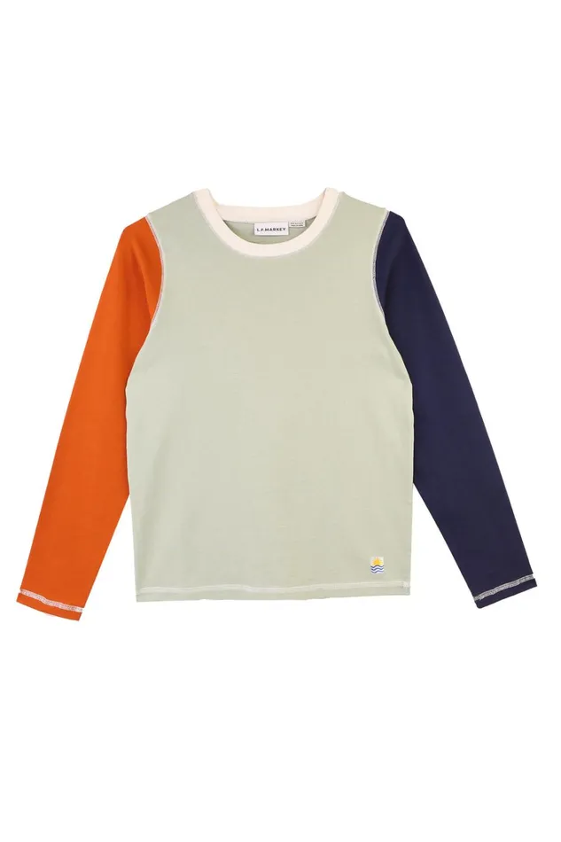 Women Luca Top Mint Patchwork LF Markey Tops