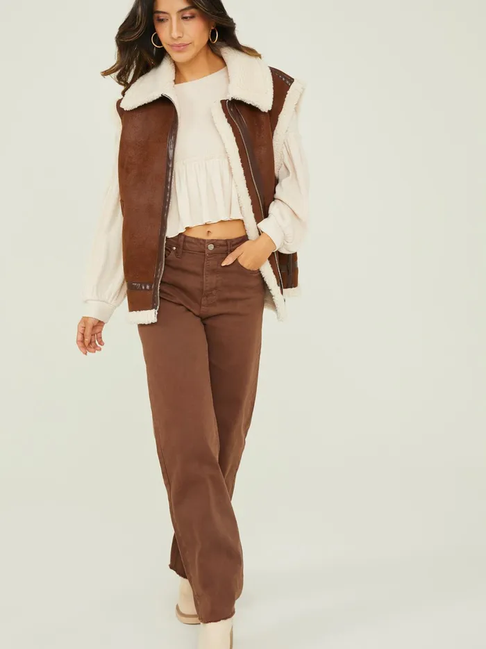 Women Luna Straight Leg Pants Brown Altar039d State Pants