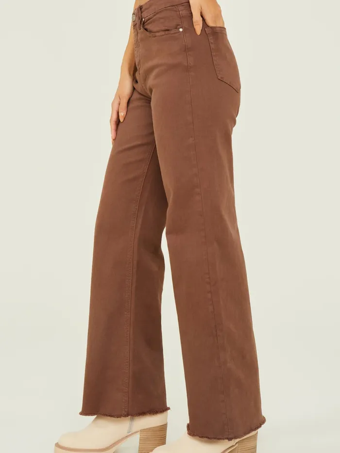 Women Luna Straight Leg Pants Brown Altar039d State Pants