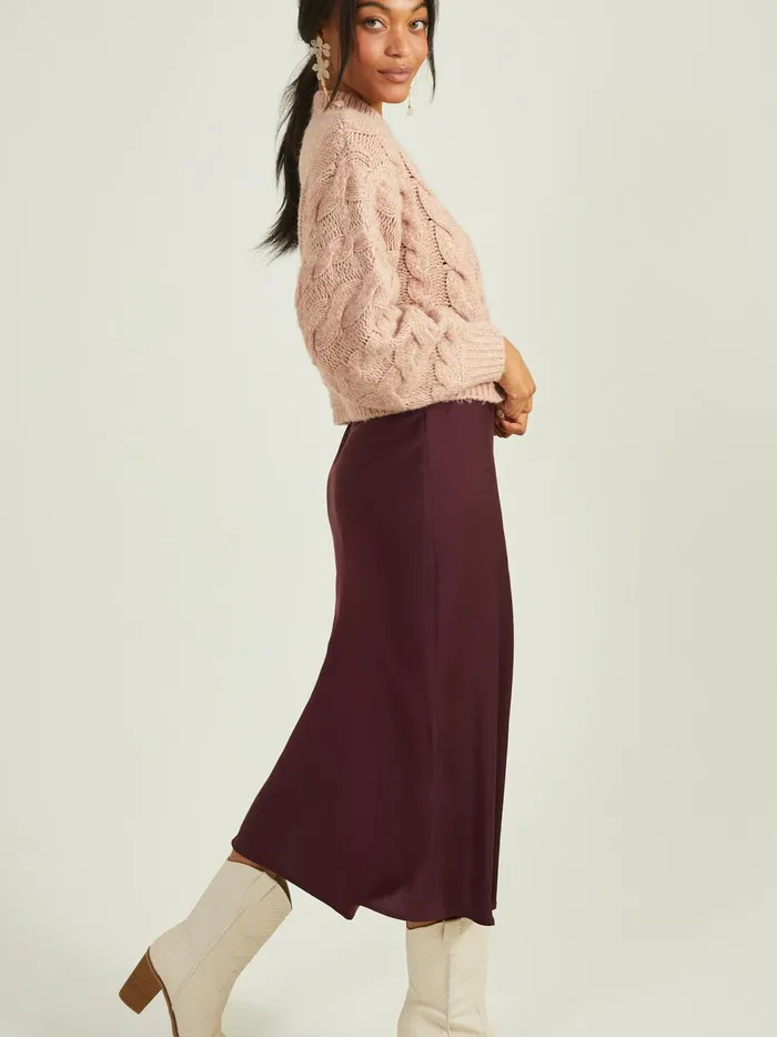 Women Maeve Cable Knit Sweater Taupe Altar039d State Sweaters