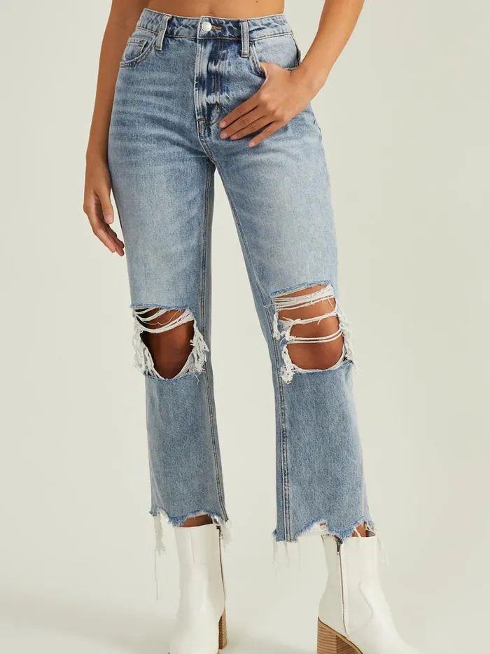 Women Margo Distressed Jeans Mediumlightwash Altar039d State Distressed Jeans