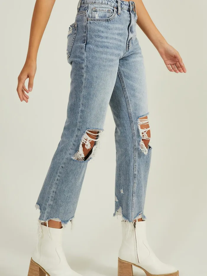 Women Margo Distressed Jeans Mediumlightwash Altar039d State Distressed Jeans