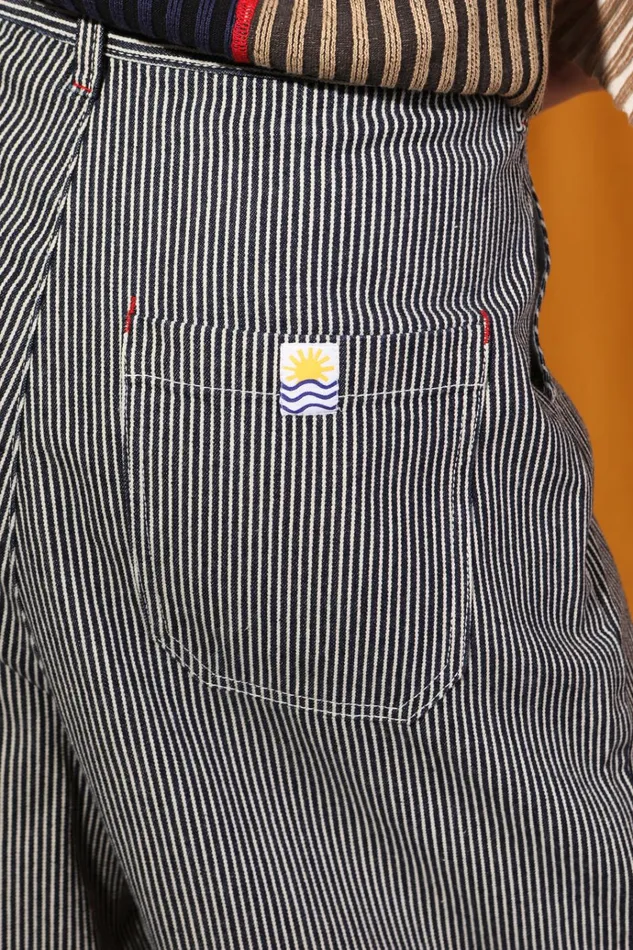Women Mega Slacks Indigo Stripe LF Markey Trousers
