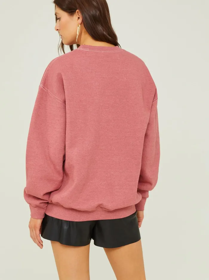 Women Midwest Fleece Sweatshirt Red Altar039d State Graphics