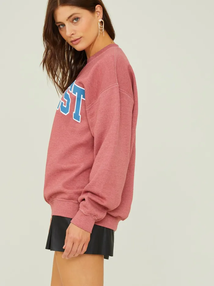 Women Midwest Fleece Sweatshirt Red Altar039d State Graphics
