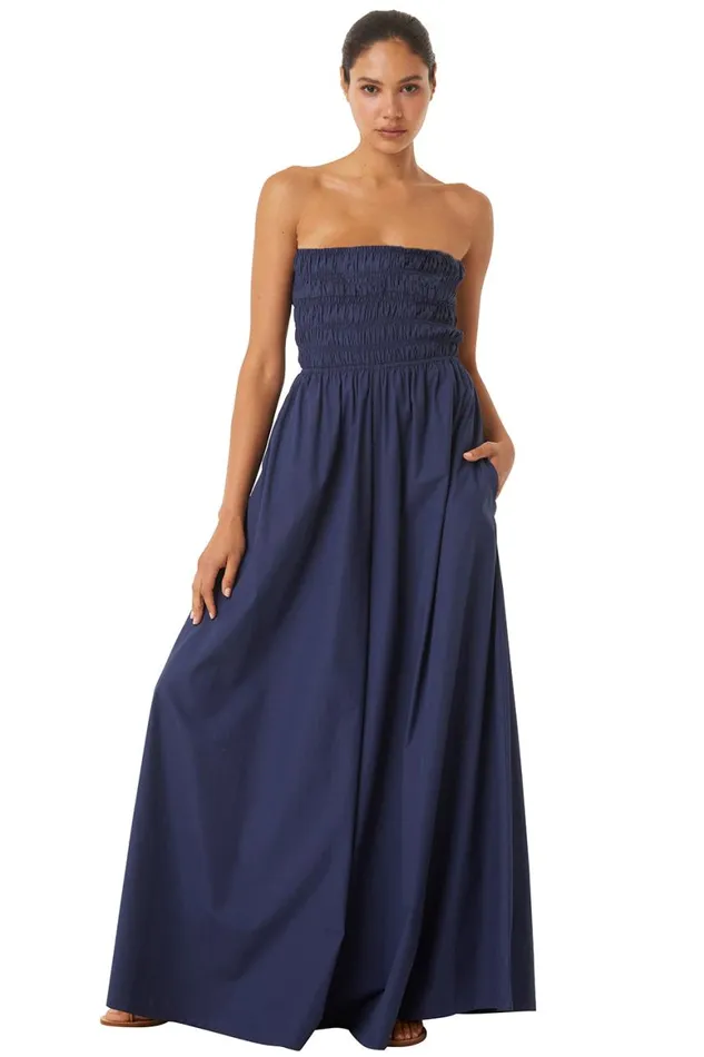 Women MISA Los Angeles Dresses ANDREA JUMPSUIT Sand Solid Poplin