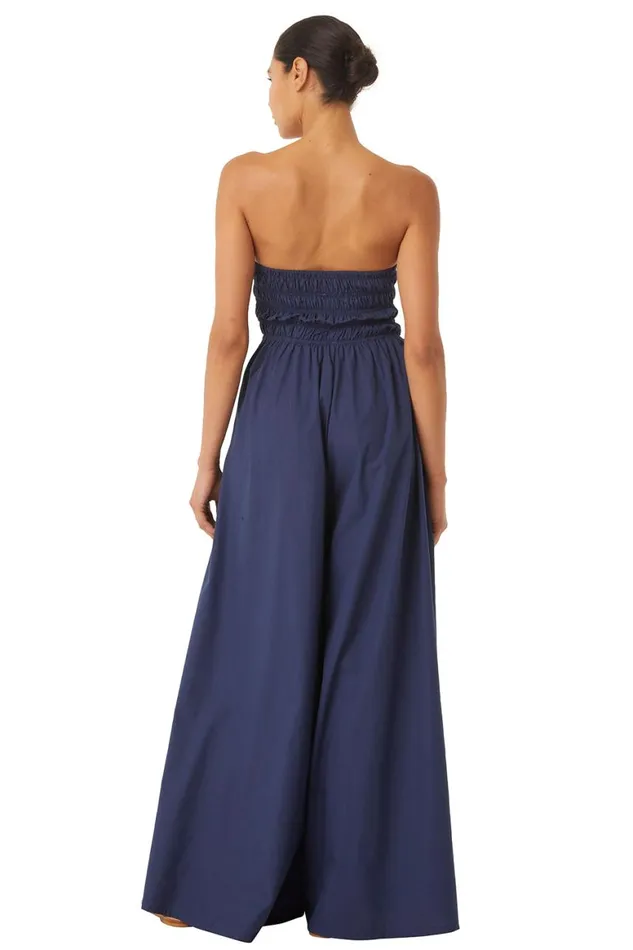 Women MISA Los Angeles Dresses ANDREA JUMPSUIT Sand Solid Poplin