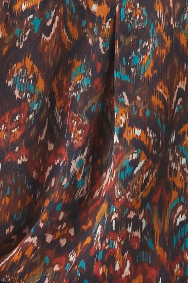Women MISA Los Angeles Dresses CHARLOTTE DRESS Peacock Abstract