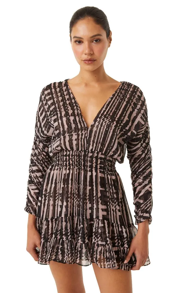 Women MISA Los Angeles Dresses CHIARA DRESS Holiday Abstraction