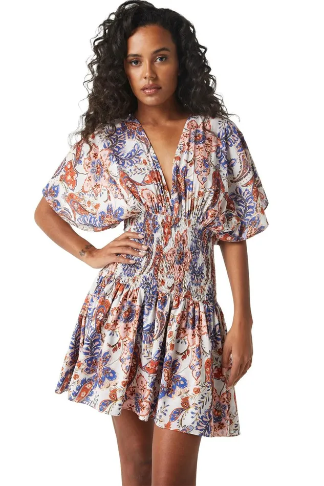 Women MISA Los Angeles Dresses DELLA DRESS Harvest Flora