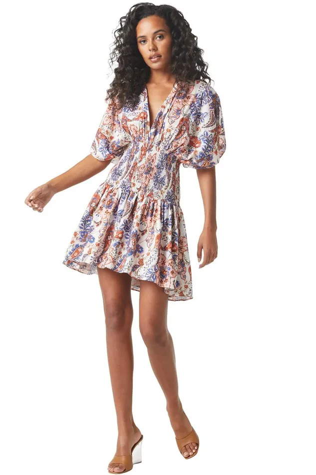 Women MISA Los Angeles Dresses DELLA DRESS Harvest Flora