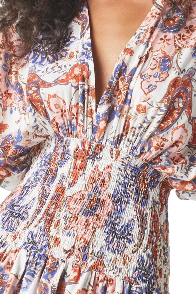 Women MISA Los Angeles Dresses DELLA DRESS Harvest Flora
