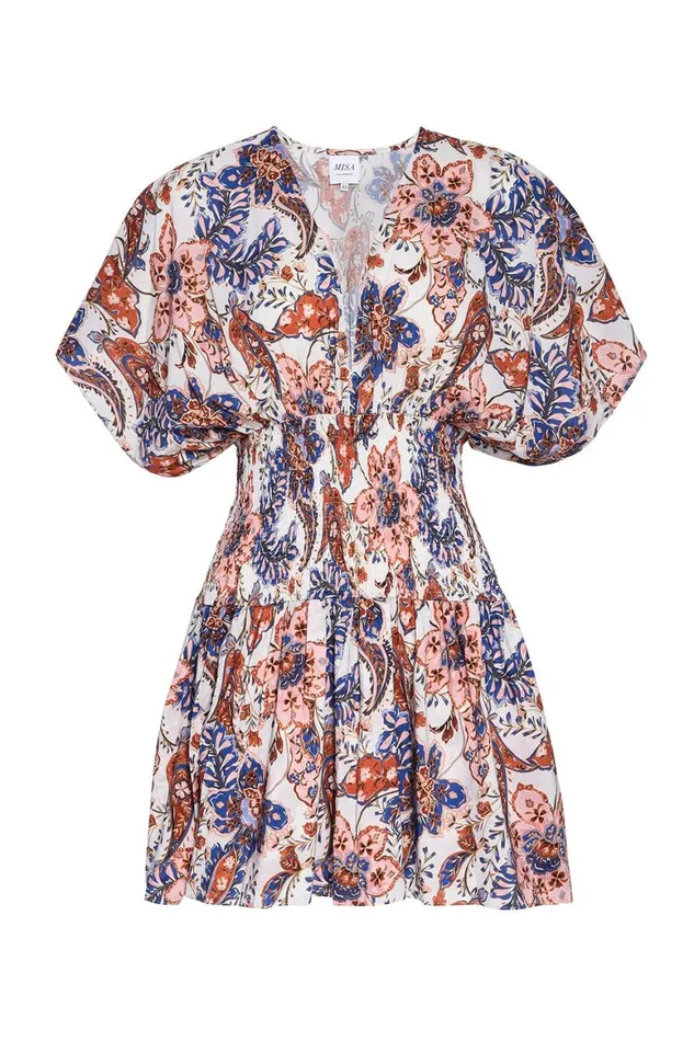 Women MISA Los Angeles Dresses DELLA DRESS Harvest Flora