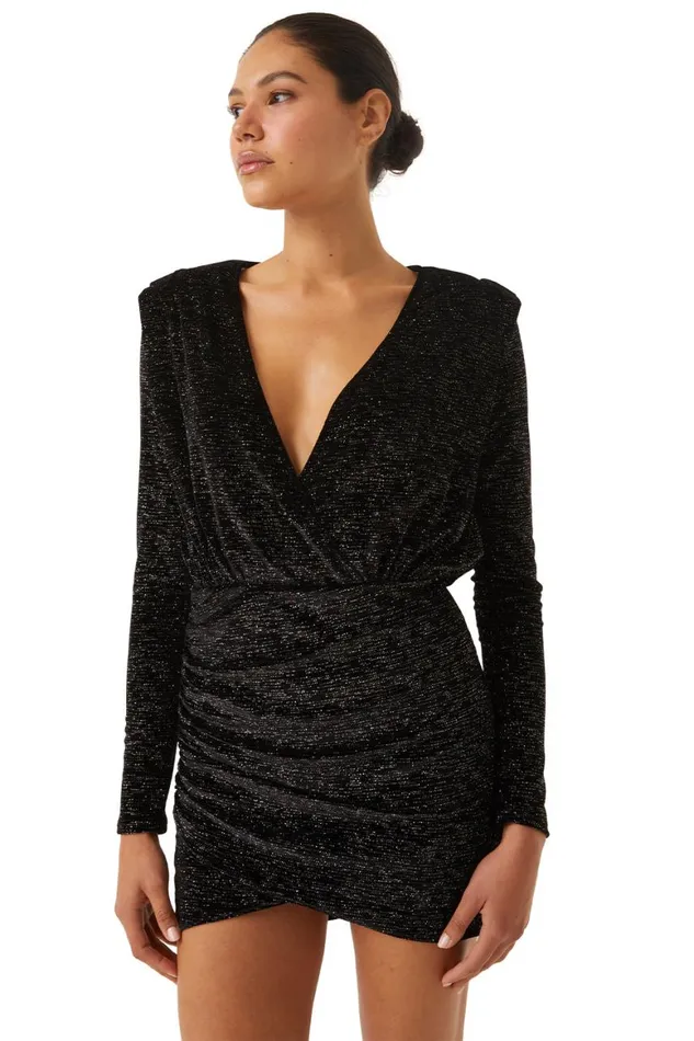 Women MISA Los Angeles Dresses DIVIANA DRESS Astral Dusted