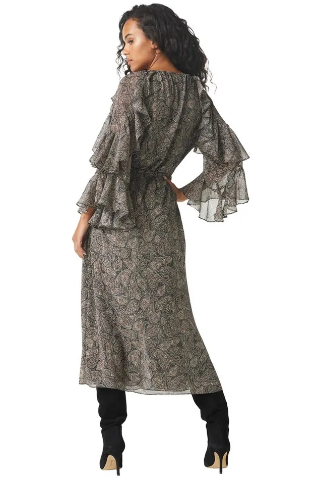 Women MISA Los Angeles Dresses DONNA DRESS Paisley Shimmer