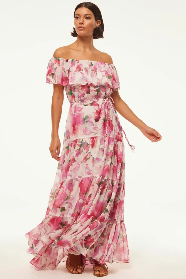 Women MISA Los Angeles Dresses ESTELLA DRESS Garden Fuchsia